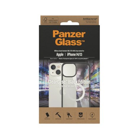 PanzerGlass | Back cover for mobile phone | Apple iPhone 14 | Black | Transparent - 3